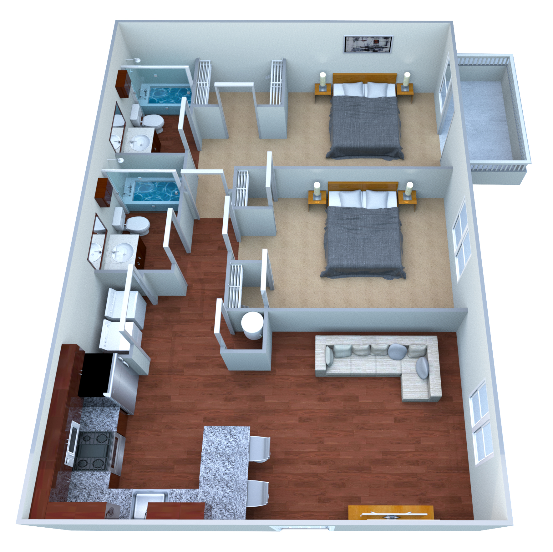 Suite A Floorplan